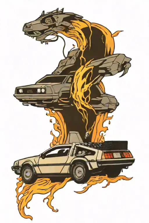 Back To The Future Delorean Car