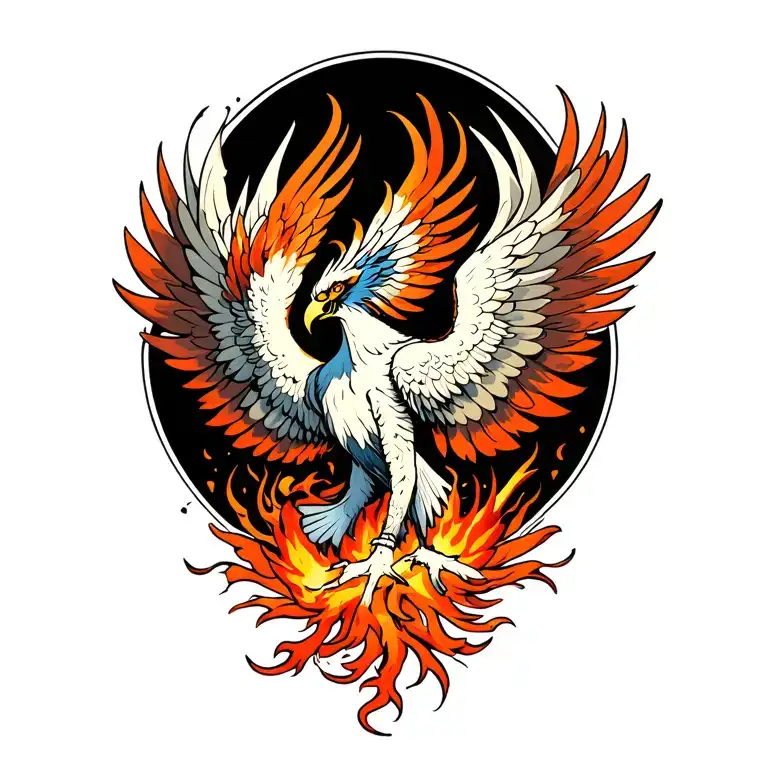 Phoenix Rising From The Ashes