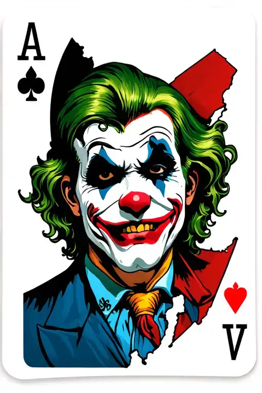 Joker Card Ripped