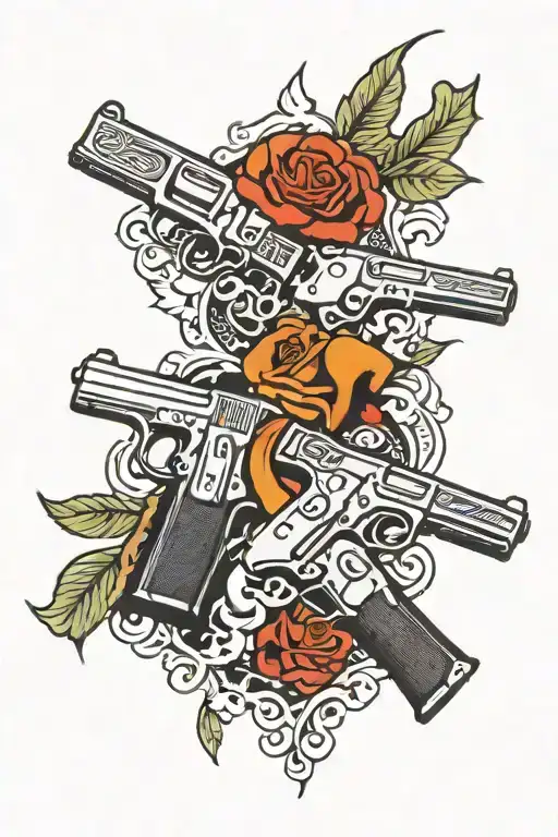 Tommy Gun Belt And Holsters