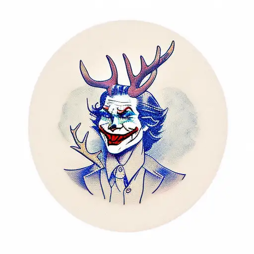 Joker With Deer Head