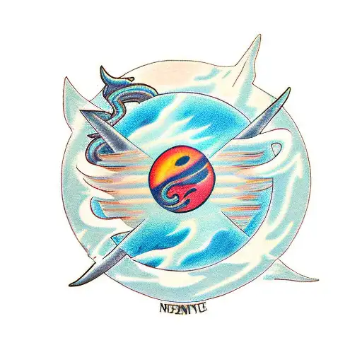 Neptune Planet With Phoenix