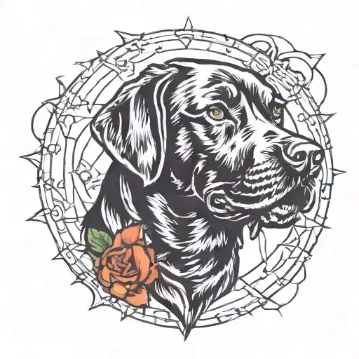 Tactical Black Labrador