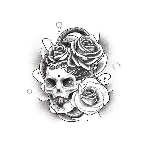 Snake Two Heads Feminine Belladonna Gothic