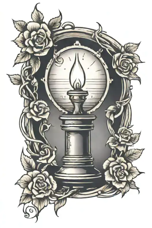 Lighted Pathway From Open Bible