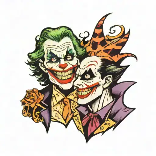 Monster Joker And Nice Joker