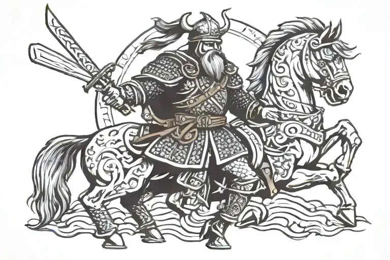 Viking Samurai Spartan Warrior