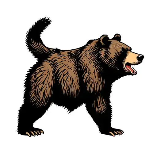 Traditional Bear Standing