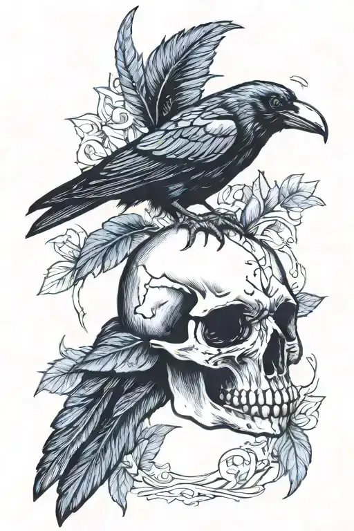 Raven Skull