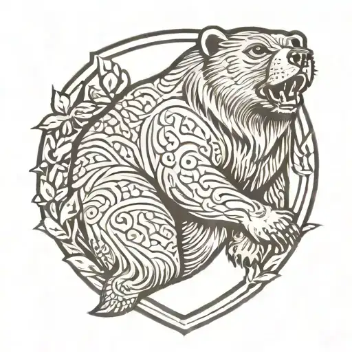 Bear Otter Shield