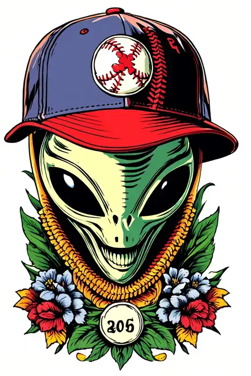 Alien Baseball Hat