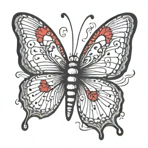 Black And Red Butterfly