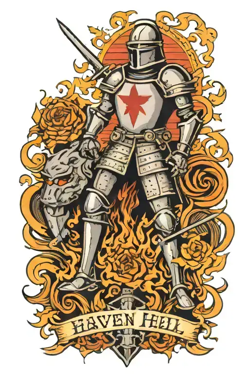 Heaven This Hell Knight Surrounded