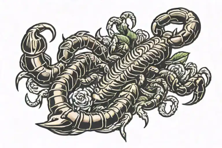 Scorpion And Little Bear Surrounded