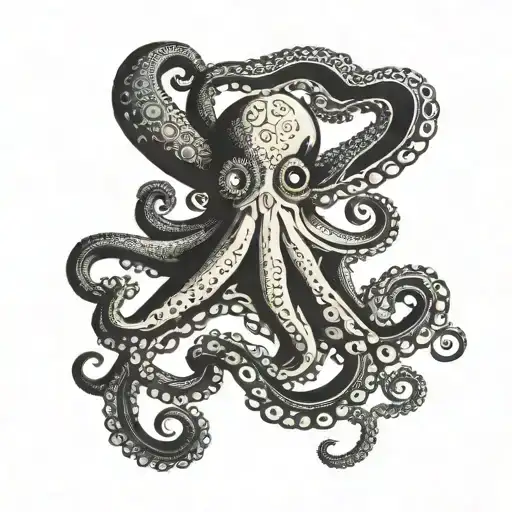 Octopus And Sea Creatures