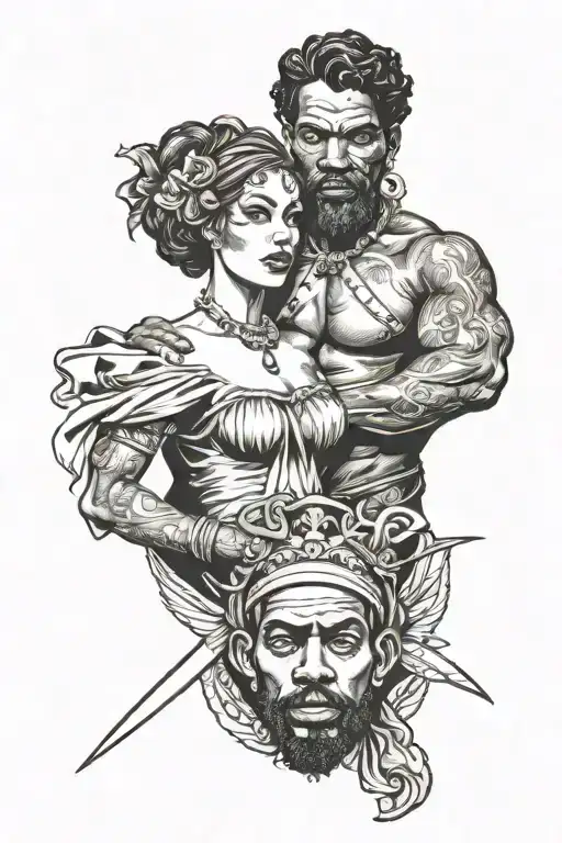 Black Master Male And White Slave Female