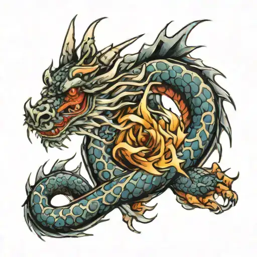 Infinity Dragon Wrapped