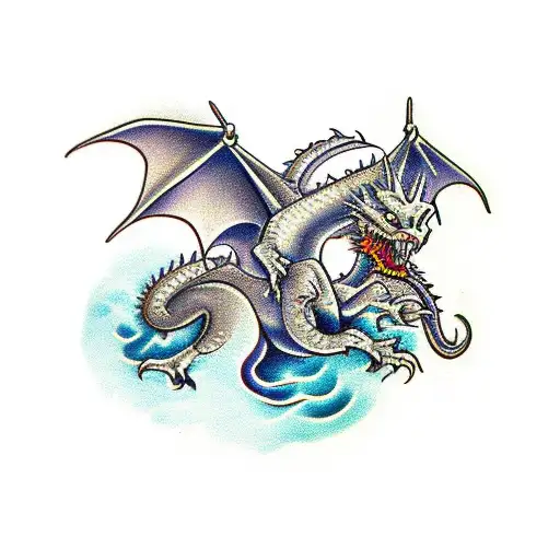 Monster Riding A Dragon