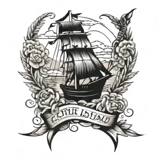 Create A Total Black Crete Island Tattoo For Triceps