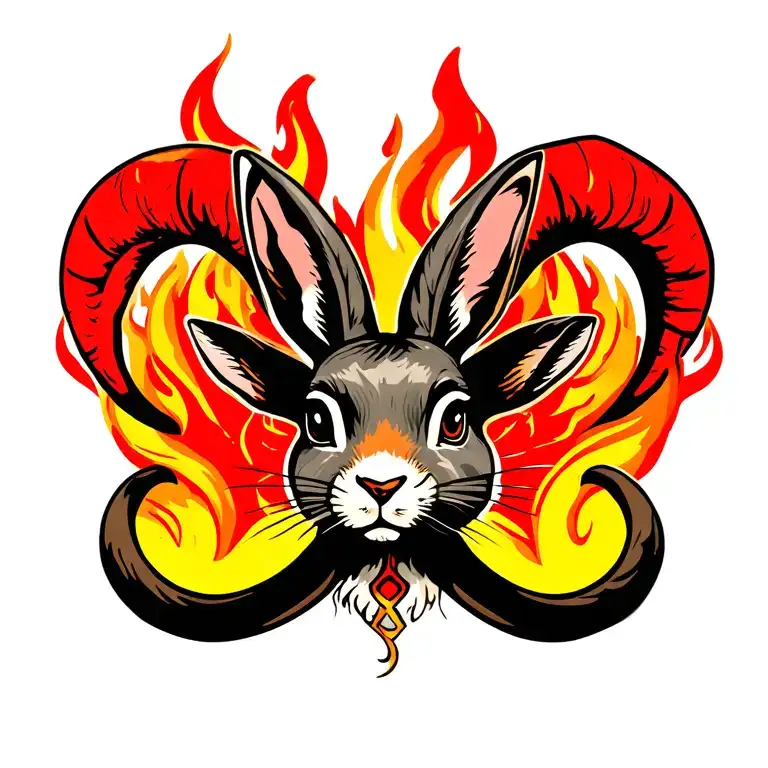Fire Rabbit And Aries Zodiac Sign