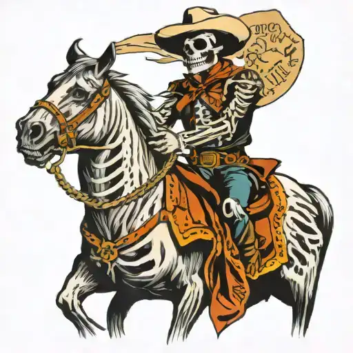 Skeleton Cowboy