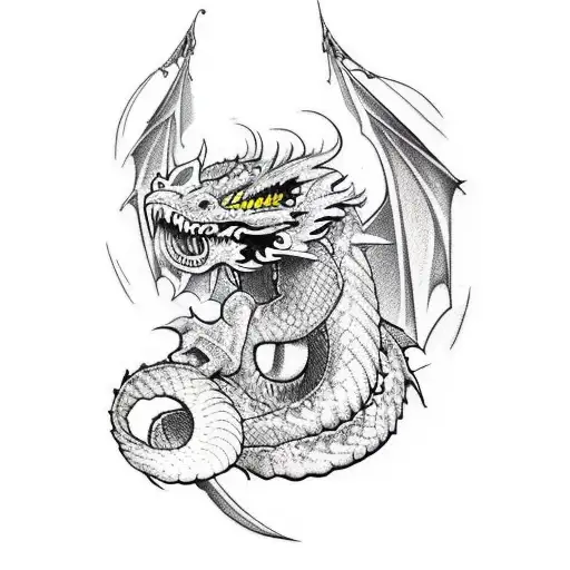 Dragon Fight With Aline