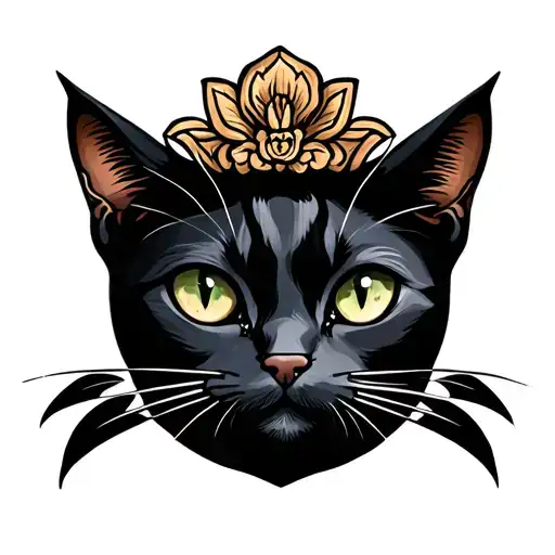 Black Cat Face