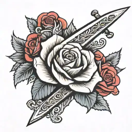 Sword Through Rose
