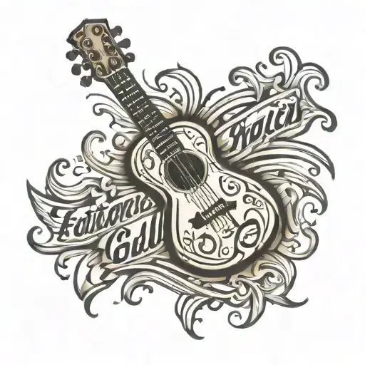 Logotype Tattoo Calligraphy Skill Guitar Marcelo Kalunga