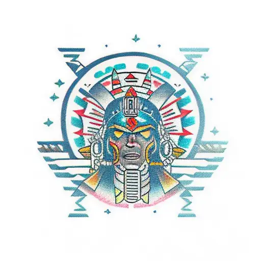 Orion Belt Aztec Warrior