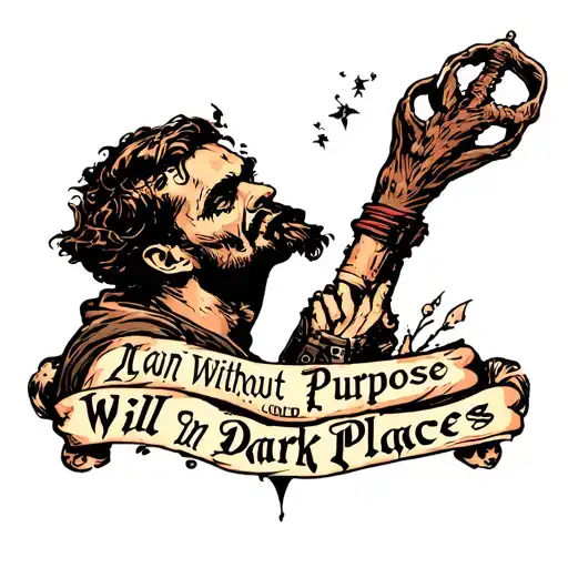 A Man Without Purpose Will Wander In Dark Places