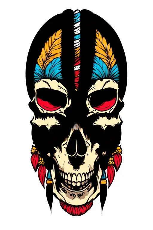 Rafiki Skulls Facing Each Other