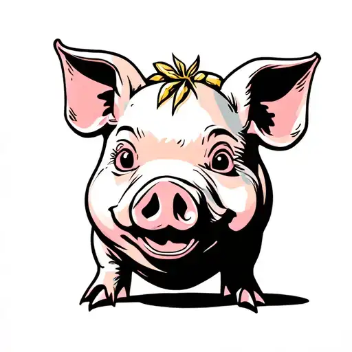 Cartoon Pig