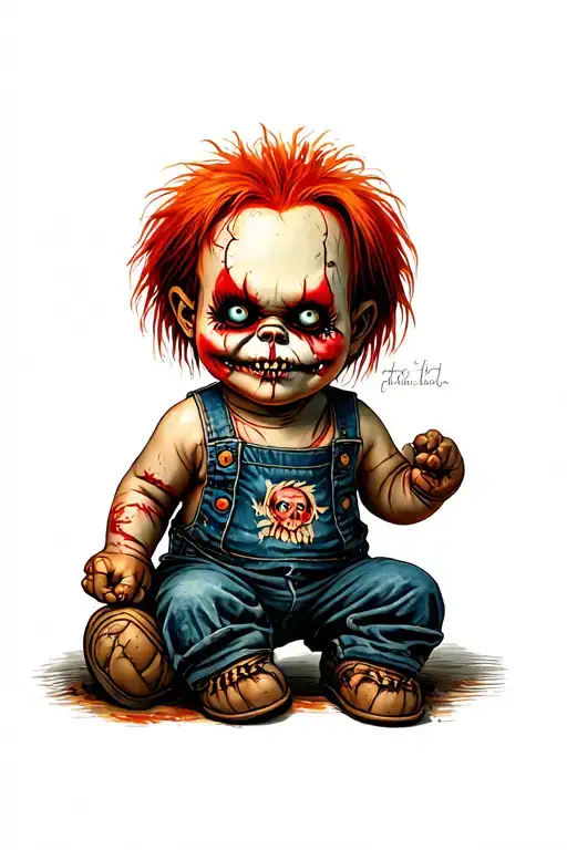 Half Rugrats Chucky And Half Horror Chucky F Baby