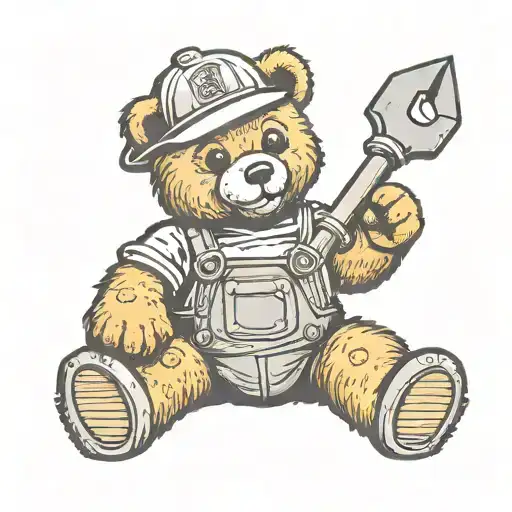 Teddy Bear Construction Worker