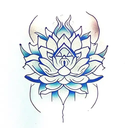 Blue Lotus And A Book