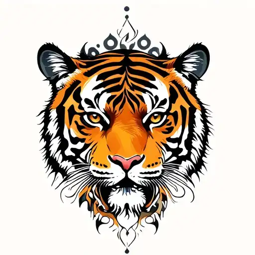 Tiger Emerging Negative Forest