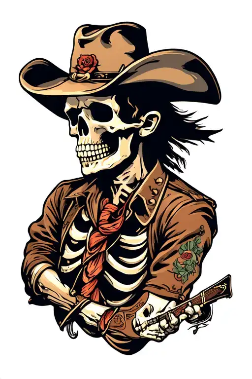 Skeletal Cowboy