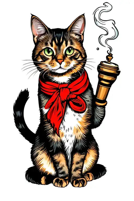Cat Smoking