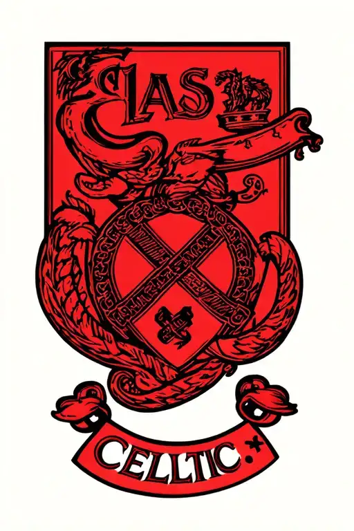 Football Club Logo Glasgow Celtic Fc Emblem Merged