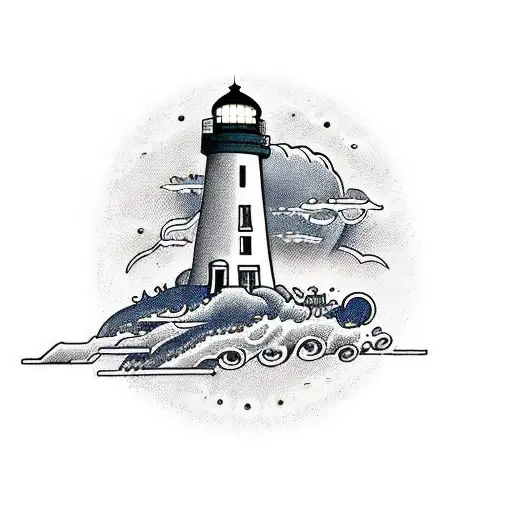 Lighthouse With Names Jantine And Pim