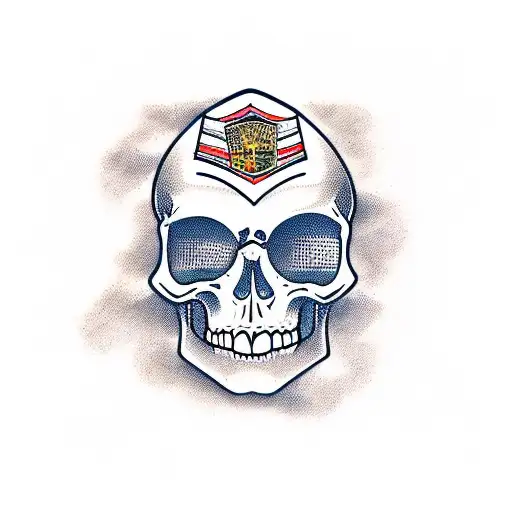 Skeleton Playing Golf