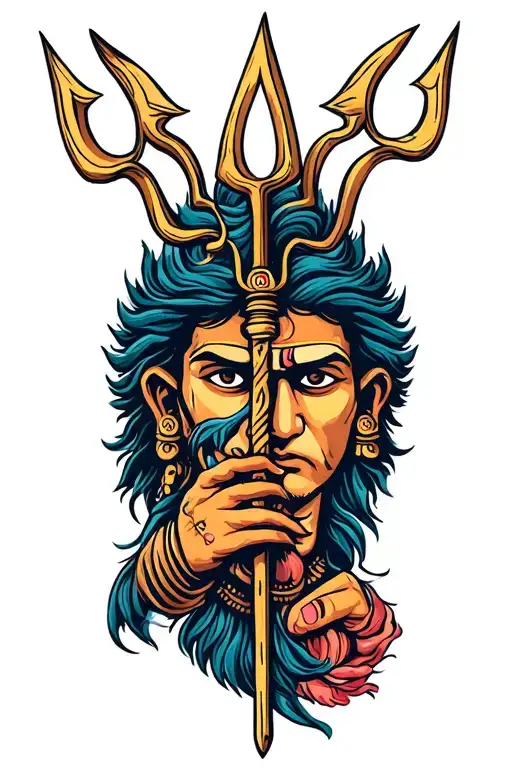 Lord Shiva Trident Symbol