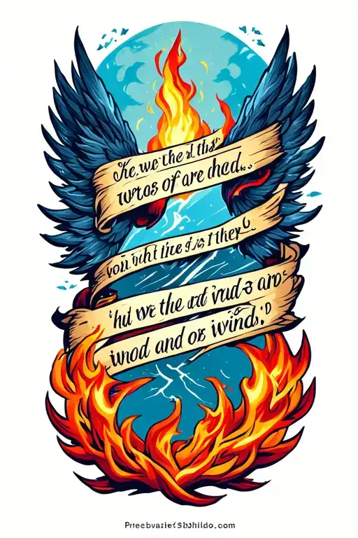 Fire And Wind Bible Verse