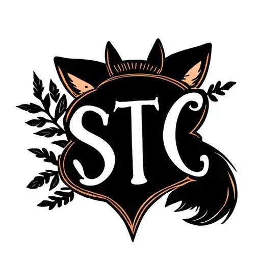 The Letters Stc In The Shape Of A Fox