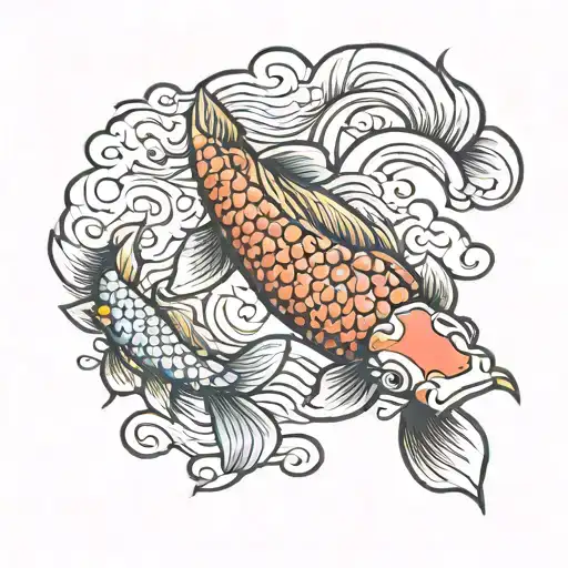 Japanese Koi Fish