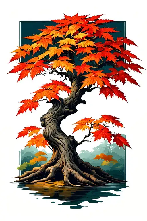 Japanese Maple Tree With Leaves