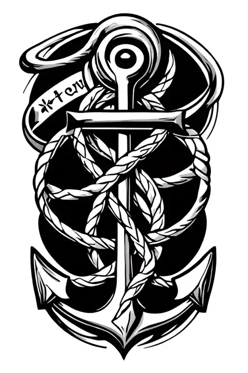 Celtic Knot Anchor Intertwined