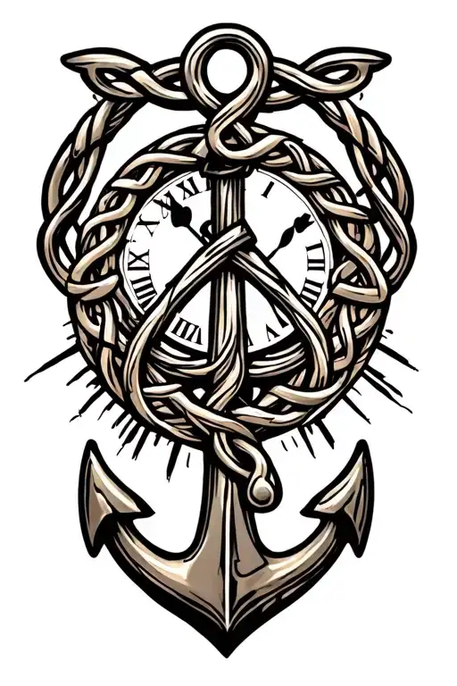 Celtic Knot Time Anchor Love Father