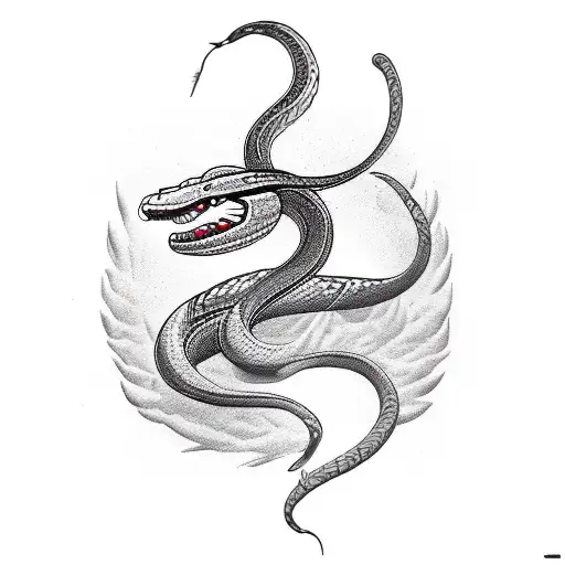 Snake With Feathers